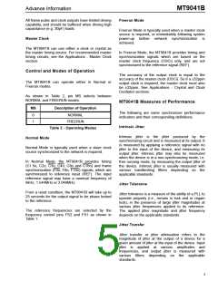 浏览型号MT9041BP的Datasheet PDF文件第5页