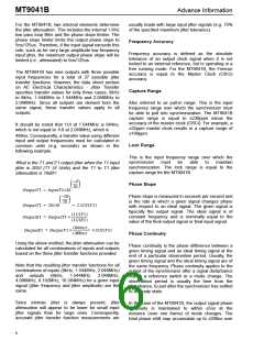 浏览型号MT9041BP的Datasheet PDF文件第6页