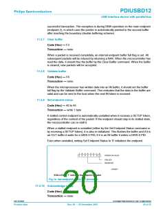 浏览型号PDIUSBD12PW的Datasheet PDF文件第20页