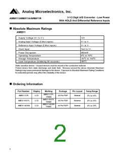 浏览型号AME811RCPL的Datasheet PDF文件第2页