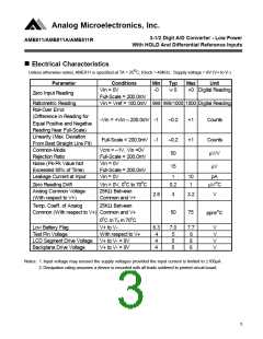 浏览型号AME811RCPL的Datasheet PDF文件第3页