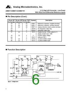 浏览型号AME811CPL的Datasheet PDF文件第6页