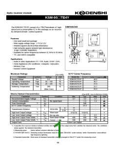 浏览型号KSM-955TE4Y的Datasheet PDF文件第1页