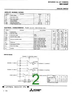 浏览型号M51320P的Datasheet PDF文件第2页