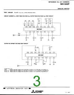 浏览型号M51320P的Datasheet PDF文件第3页