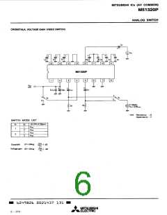 浏览型号M51320P的Datasheet PDF文件第6页