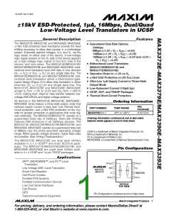 浏览型号MAX3373EEKA-T的Datasheet PDF文件第1页