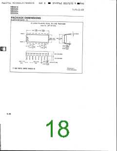 浏览型号MB6025A-P的Datasheet PDF文件第18页