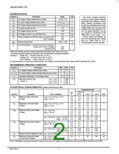 浏览型号MC54-74HC175的Datasheet PDF文件第2页