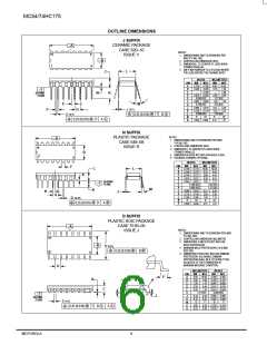 浏览型号MC54-74HC175的Datasheet PDF文件第6页