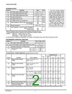 浏览型号MC54-74HC390的Datasheet PDF文件第2页