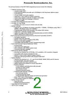 浏览型号MCF5206的Datasheet PDF文件第2页