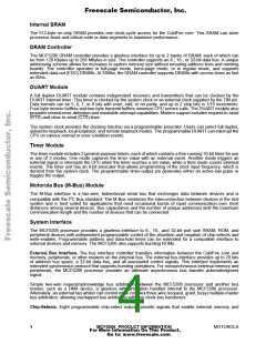 浏览型号MCF5206的Datasheet PDF文件第4页
