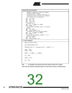 浏览型号MEGA128CAN的Datasheet PDF文件第32页