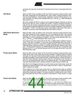 浏览型号MEGA128CAN的Datasheet PDF文件第44页