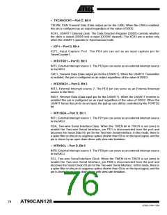 浏览型号MEGA128CAN的Datasheet PDF文件第76页