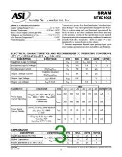浏览型号MT5C1008EC-20L/883C的Datasheet PDF文件第3页