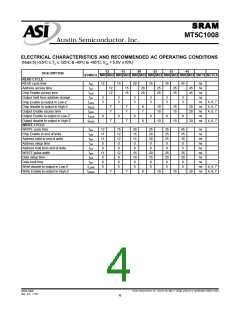 浏览型号MT5C1008EC-20L/883C的Datasheet PDF文件第4页