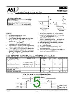 浏览型号MT5C1008EC-20L/883C的Datasheet PDF文件第5页
