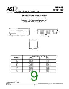 浏览型号MT5C1008EC-20L/883C的Datasheet PDF文件第9页