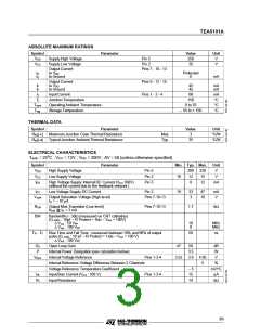 浏览型号TEA5101A的Datasheet PDF文件第3页