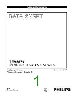浏览型号TEA5570的Datasheet PDF文件第1页