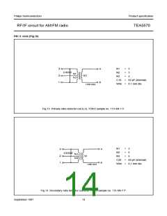 浏览型号TEA5570的Datasheet PDF文件第14页