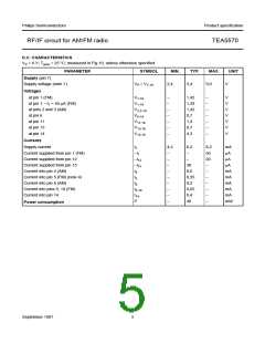 浏览型号TEA5570的Datasheet PDF文件第5页