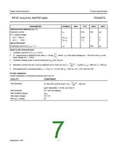 浏览型号TEA5570的Datasheet PDF文件第7页