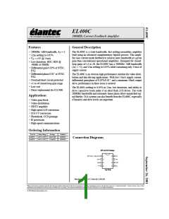 浏览型号EL400CS的Datasheet PDF文件第1页