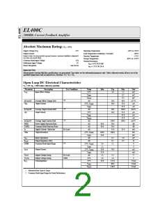 浏览型号EL400CN的Datasheet PDF文件第2页