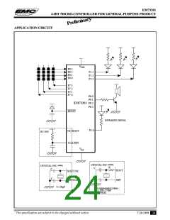 浏览型号EM73201BK的Datasheet PDF文件第24页