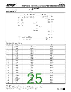 浏览型号EM73201BK的Datasheet PDF文件第25页