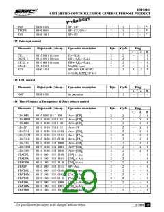 浏览型号EM73201BK的Datasheet PDF文件第29页