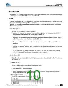 浏览型号EM73962A的Datasheet PDF文件第10页