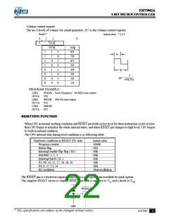浏览型号EM73962A的Datasheet PDF文件第22页