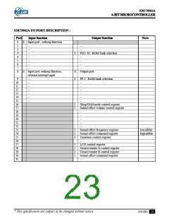 浏览型号EM73962A的Datasheet PDF文件第23页