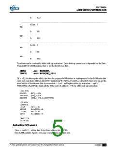 浏览型号EM73962A的Datasheet PDF文件第5页