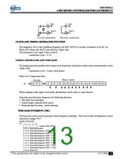 浏览型号EM73P361A的Datasheet PDF文件第13页