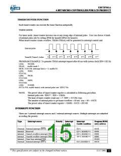 浏览型号EM73P361A的Datasheet PDF文件第15页