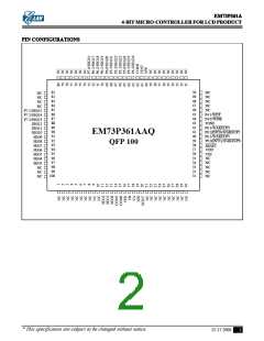 浏览型号EM73P361A的Datasheet PDF文件第2页