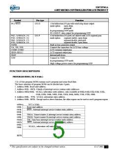 浏览型号EM73P361A的Datasheet PDF文件第5页