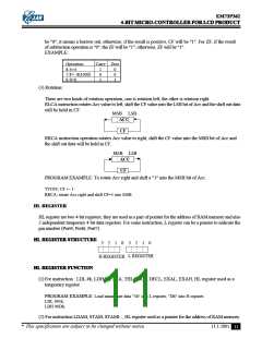 浏览型号EM73P362BQ的Datasheet PDF文件第11页