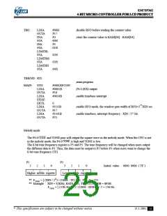 浏览型号EM73P362BQ的Datasheet PDF文件第25页