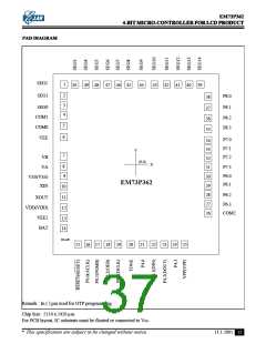 浏览型号EM73P362BQ的Datasheet PDF文件第37页