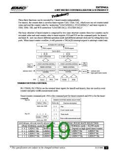浏览型号EM73P461的Datasheet PDF文件第19页
