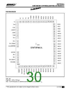 浏览型号EM73P461的Datasheet PDF文件第30页