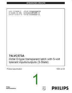 浏览型号LVC573A的Datasheet PDF文件第1页