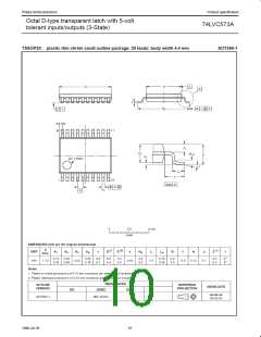 浏览型号LVC573A的Datasheet PDF文件第10页
