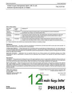 浏览型号LVC573A的Datasheet PDF文件第12页